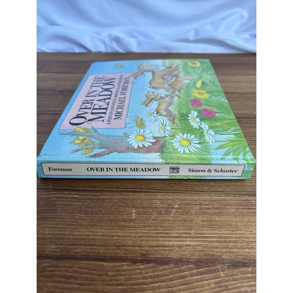 Over in the Meadow Pop-Up Book Michael Foreman HC Damaged Pop-Ups Counting